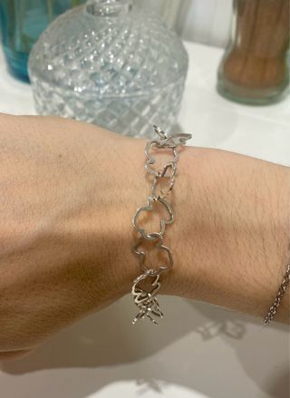 Pulsera Tous ositos plata