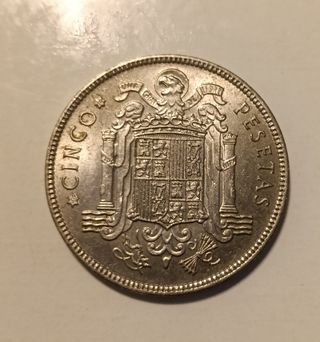 Moneda 5 Pesetas España 1949
