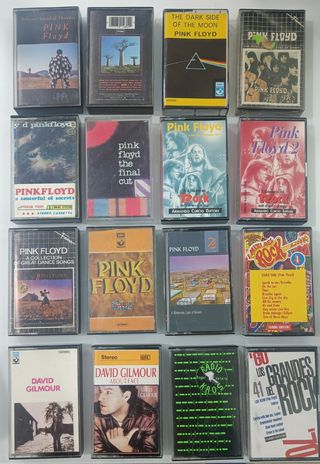 16 Pink Floyd Cintas Cassettes Elige