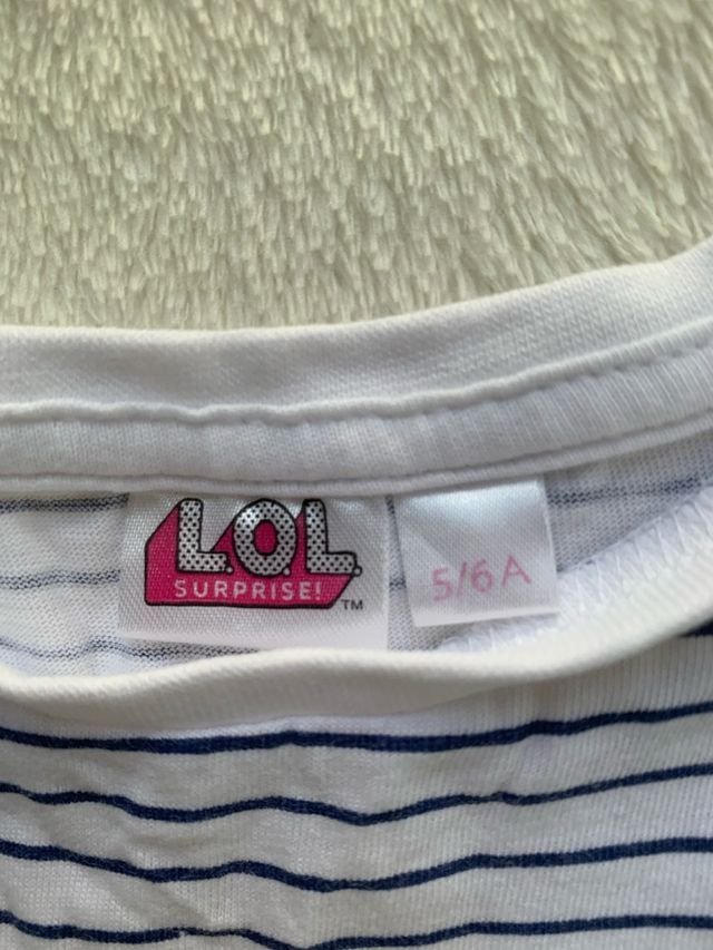 T-shirt senza maniche da bambina LOL surprise Taglia 5-6