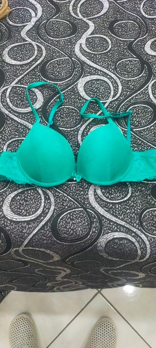 Reggiseno verde acqua