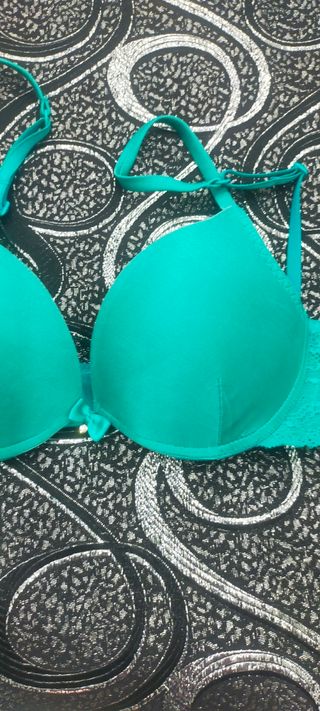 Reggiseno verde acqua