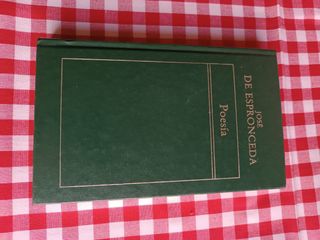 Libro de poesía de José de Esronceda.
