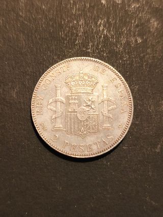 2 Pesetas Alfonso XIII 1905 SC-/EBC+