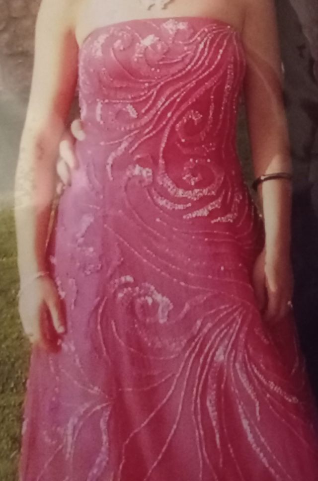 Vestido rosa para boda.