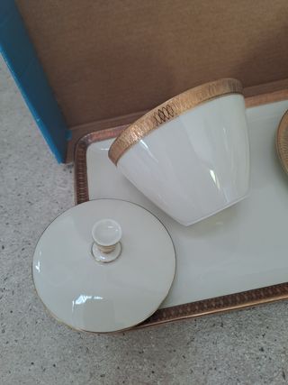 Set Zuccheriera e tazzina caffè in porcellana