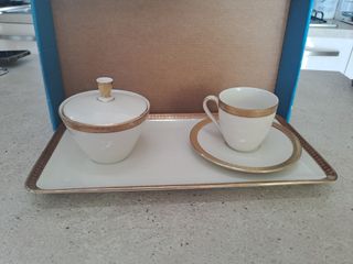 Set Zuccheriera e tazzina caffè in porcellana