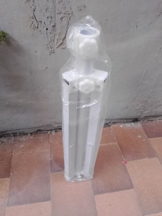 Base ombrellone bianca metallo