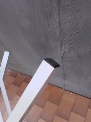 Base ombrellone bianca metallo