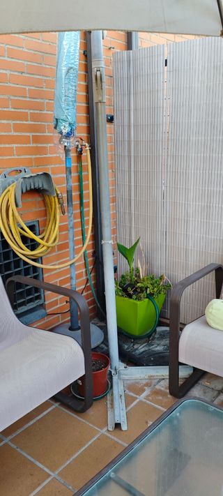 Sombrilla jardín 300cm beige