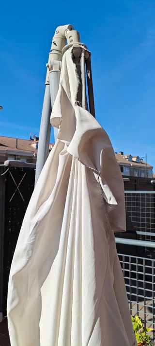 Sombrilla jardín 300cm beige