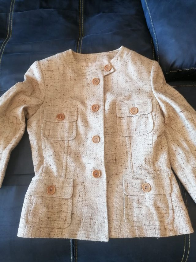 Chaqueta beige Tintorreto