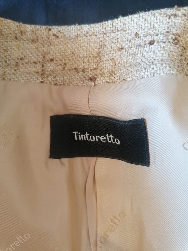 Chaqueta beige Tintorreto