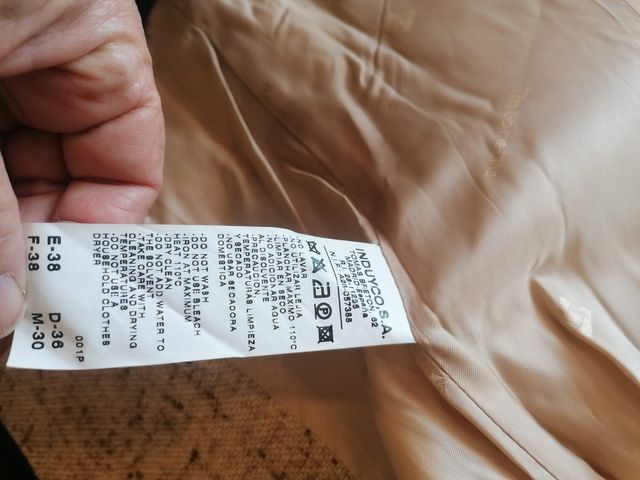 Chaqueta beige Tintorreto