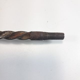 Trapano manuale, vintage. Pomello in legno