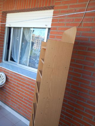 Estantería madera 7 baldas