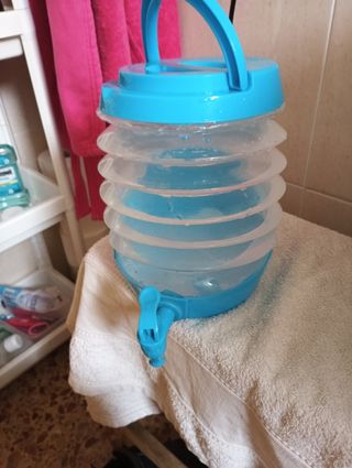 Garrafa plegable camping