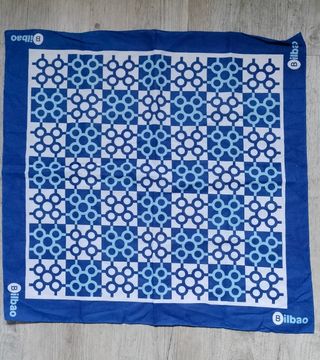 Pañuelo Bilbao - Azul y Blanco