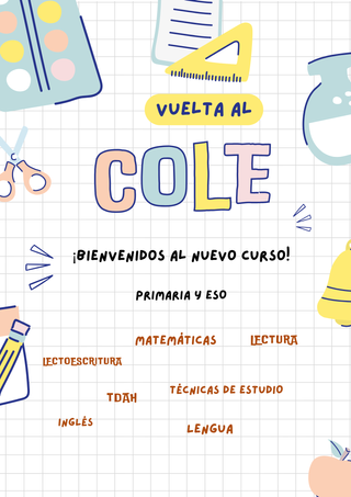 Clases de apoyo PRIMARIA TDAH LECTURA ESCRITURA