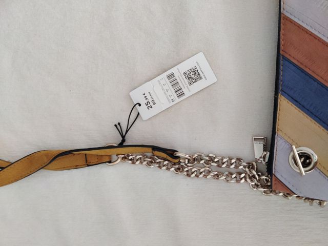 Borsa multicolore gialla - Nuova