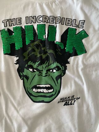 Camiseta Zara Hulk nueva t.10- Manga Larga lenteju