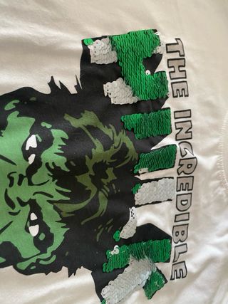Camiseta Zara Hulk nueva t.10- Manga Larga lenteju