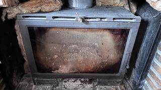 Chimenea de leña - Negra