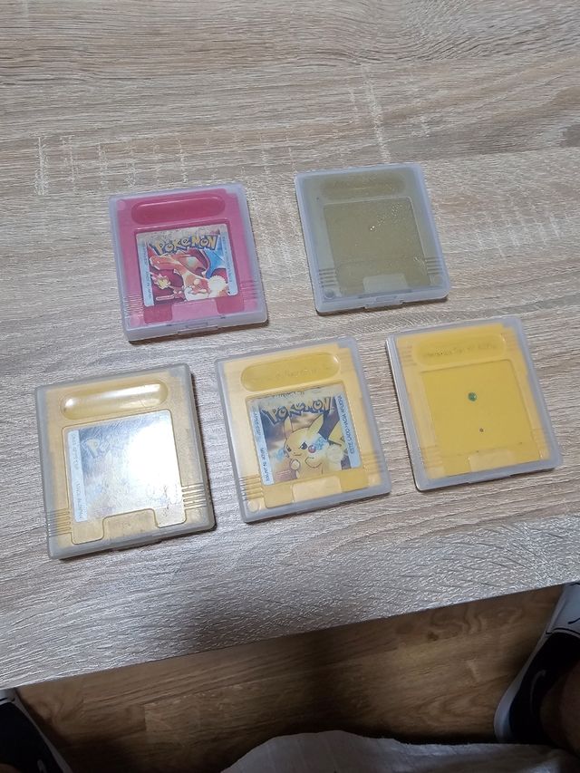 Juego Pokemon Game Boy - 4 cartuchos