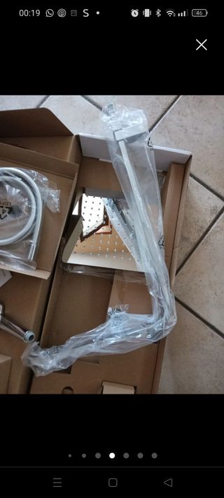 Colonna doccia Sensea Studio cromo con miscelatore