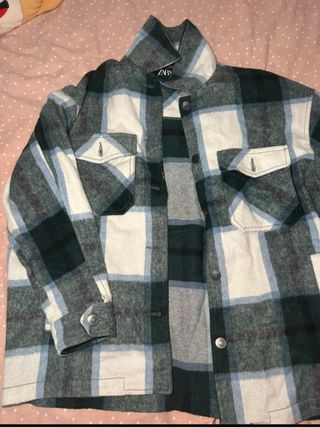 Chaqueta Zara cuadros - Talla XS