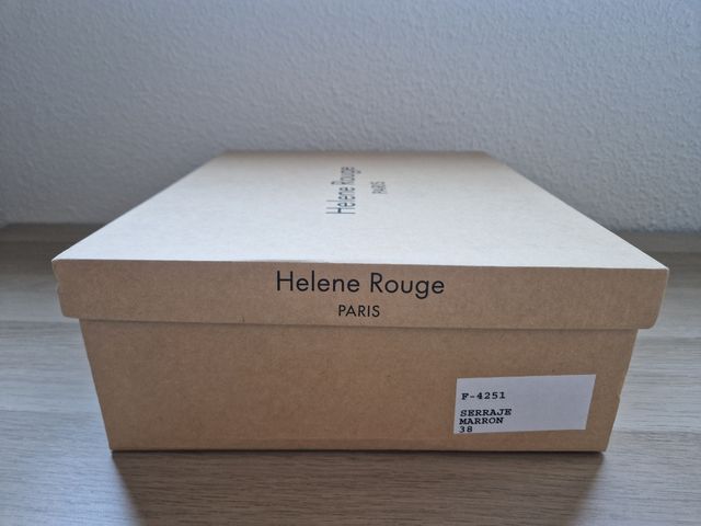Botines Helene Rouge Paris Marrón 38