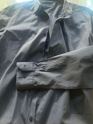 Camisa Massimo Dutti rayas azul - talla XL