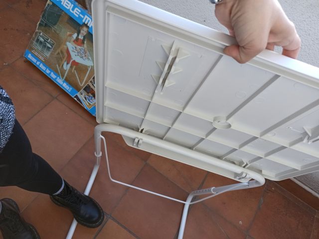 Tavolo pieghevole bianco - Ausiliare