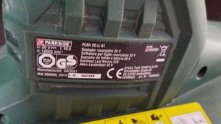 Soplador Parkside PLBA 20-Li A1 20V