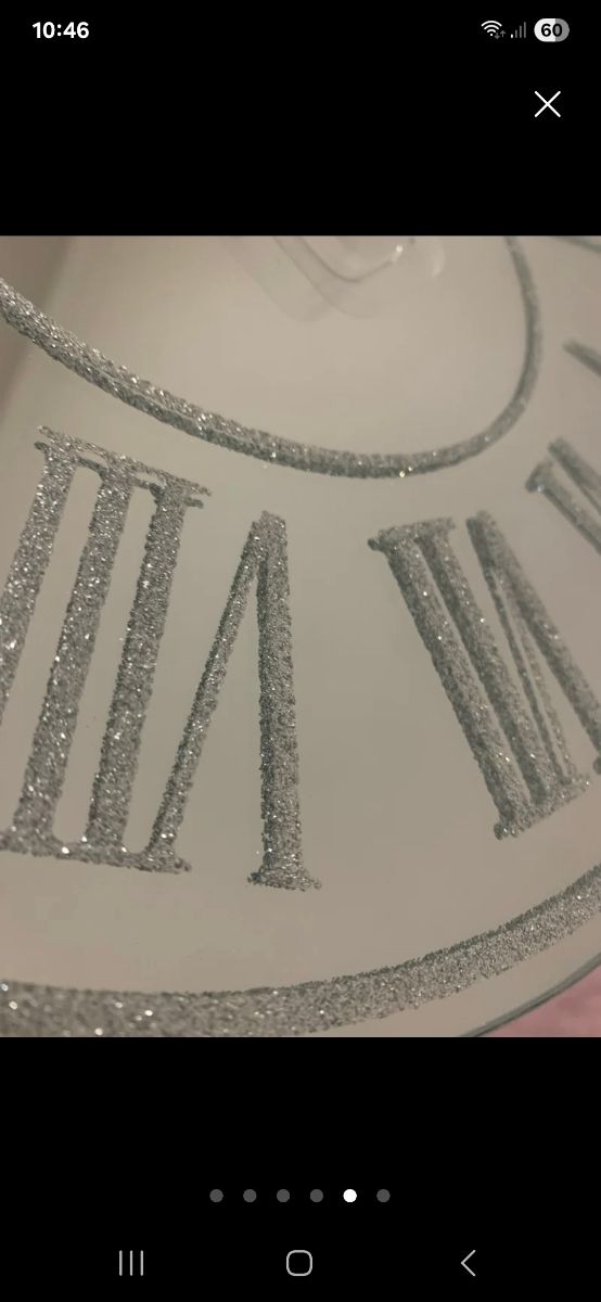 Orologio Specchio Glitter - Parete