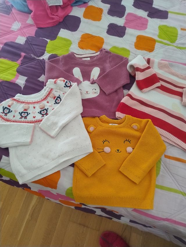 Lote 4 jerséis bebé 1 año