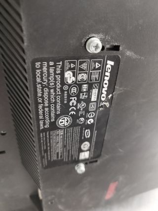 Monitor ThinkVision - Pantalla negra