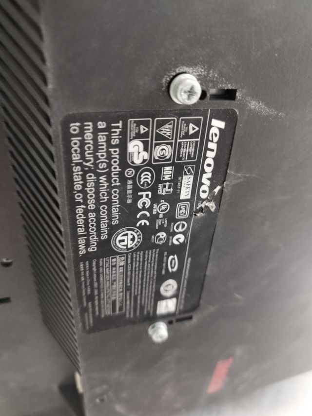 Monitor ThinkVision - Pantalla negra