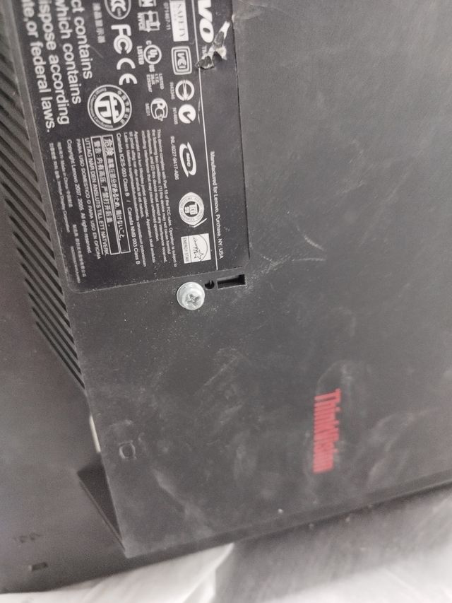 Monitor ThinkVision - Pantalla negra