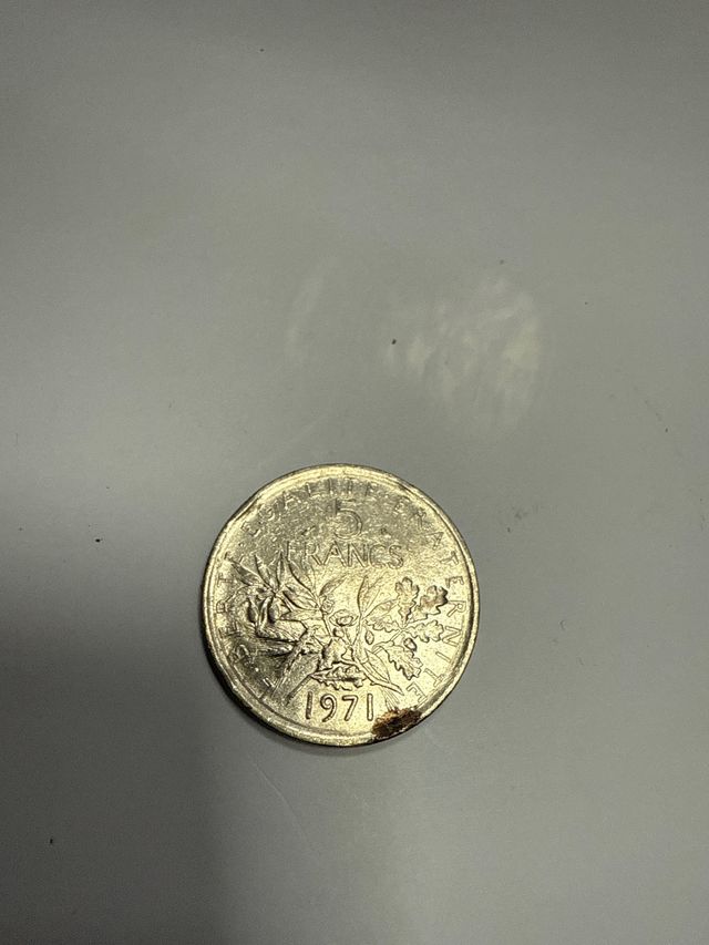 Moneda 5 Francos Francia 1971