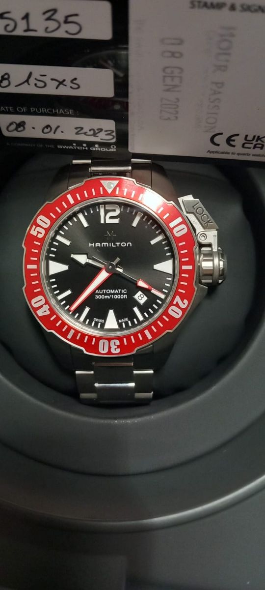 Hamilton Khaki Navy Frogman Automatico