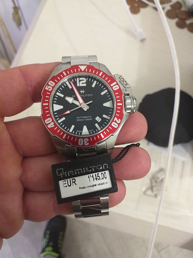 Hamilton Khaki Navy Frogman Automatico