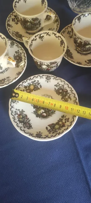 JUEGO DE CAFÉ PORCELANA "MASON'S"