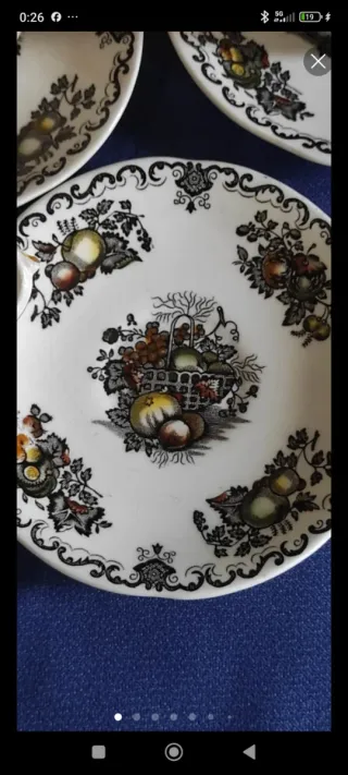 JUEGO DE CAFÉ PORCELANA "MASON'S"