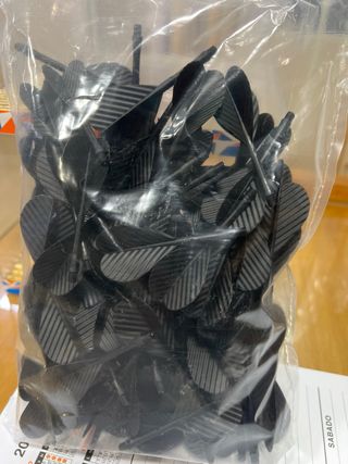 100 Aletas Fly Fast dardos HT Series - Negras