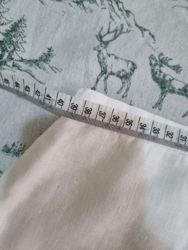 Falda blanca 100% lino con forro – Hortensia