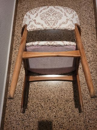 Silla madera antigua