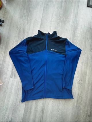 Forro Polar Columbia azul y negro