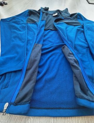 Forro Polar Columbia azul y negro