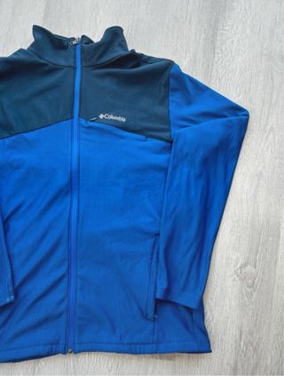 Forro Polar Columbia azul y negro